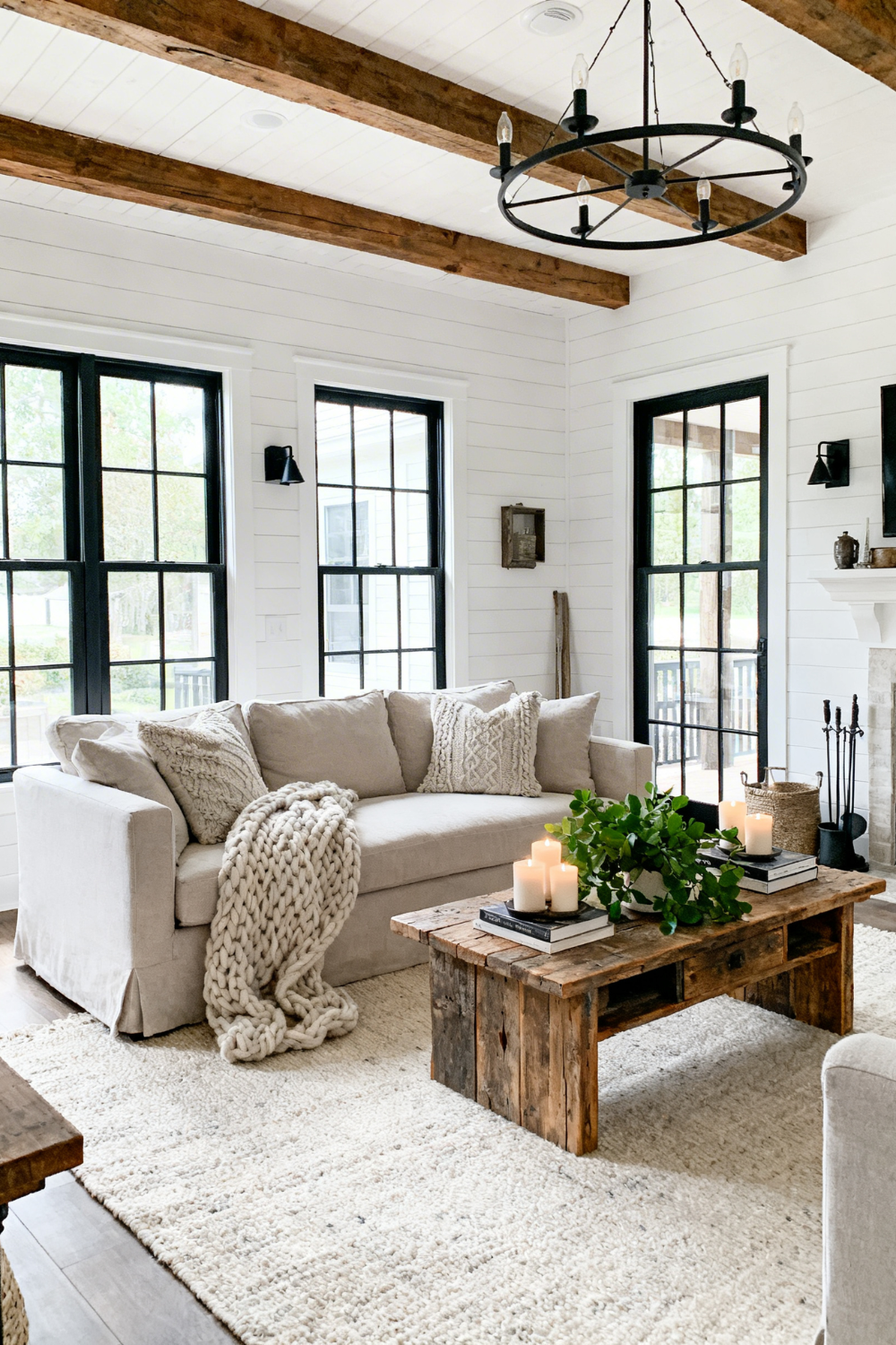 How to Create an Cozy and Inviting Modern Farmhouse Living Room