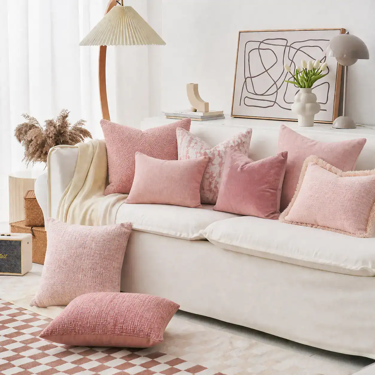 Cozy, Cute & Chic: The Best Pink Throw Pillows You Can Buy Right Now