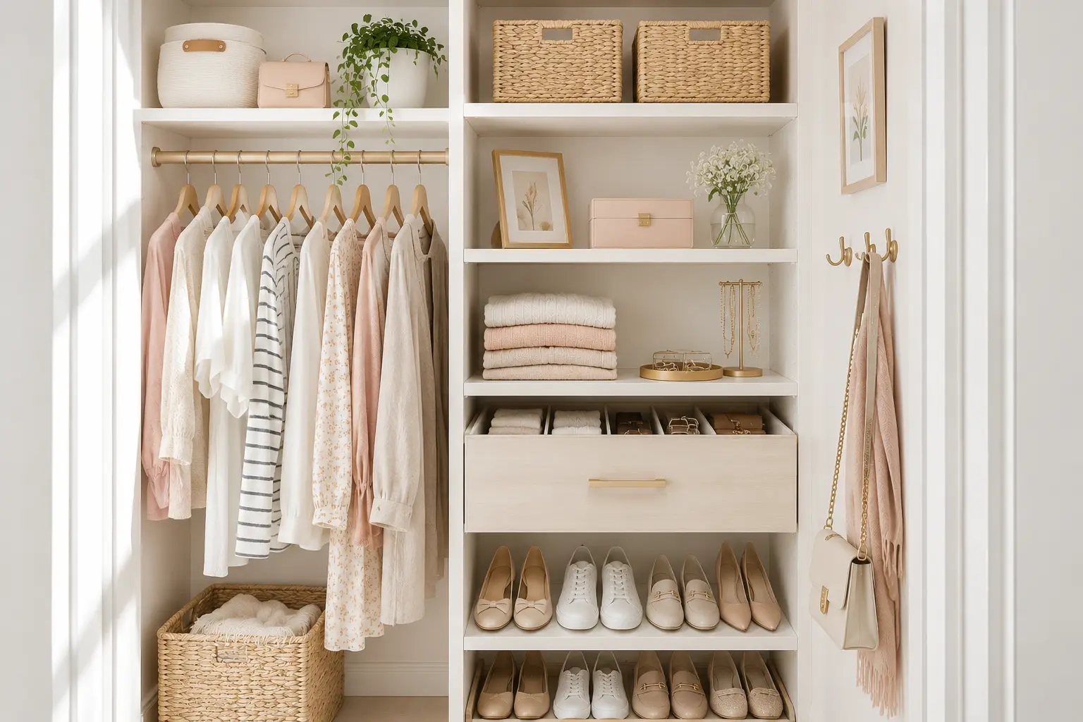 19 Small Closet Organization Ideas That Will Make Your Tiny Closet Feel Twice as Big