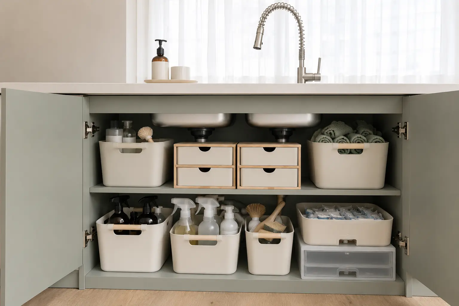 15 Under Sink Organization Products That Secretly Double Storage Space