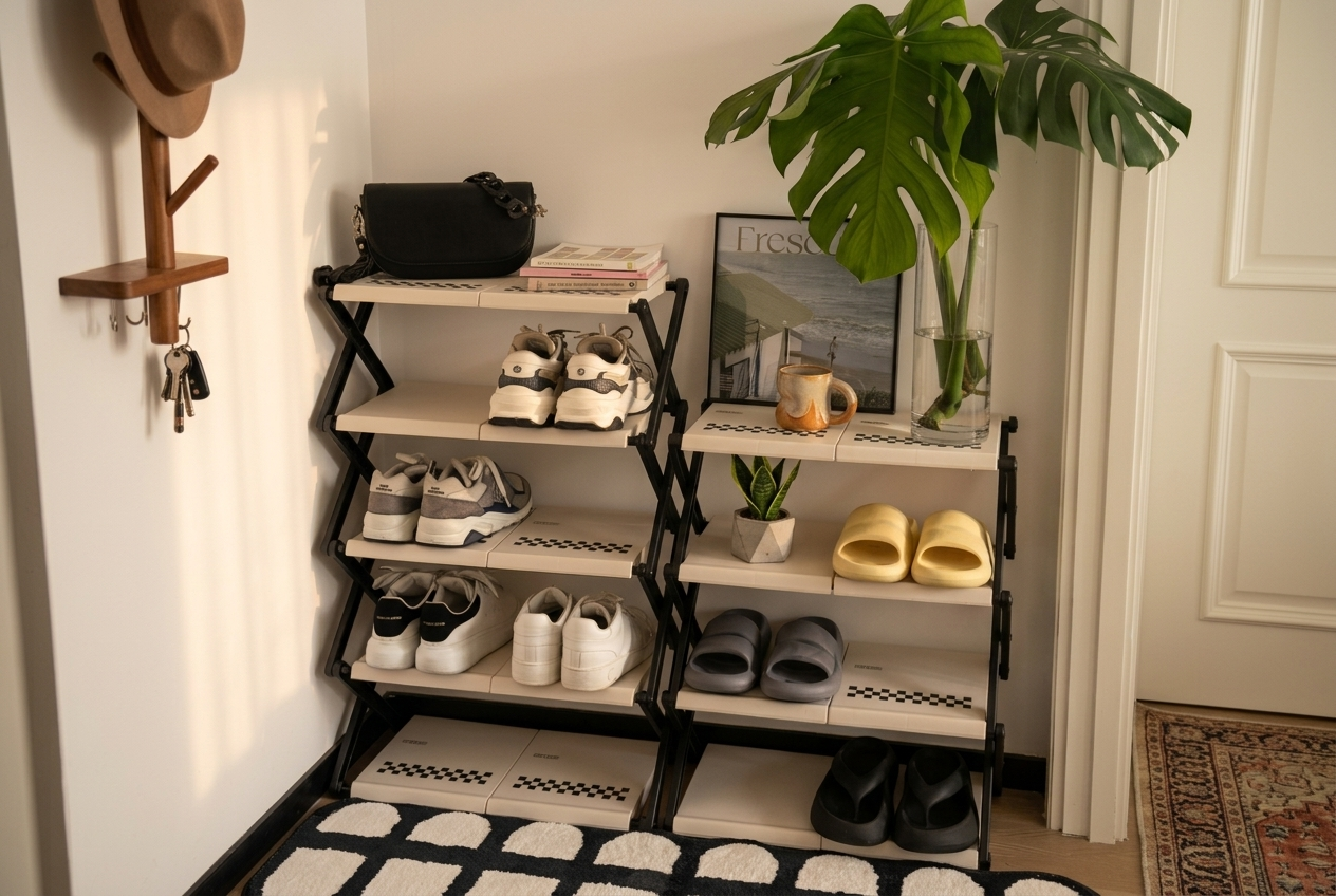 Smart Shoe Storage and Hat Storage Ideas for Small Closets